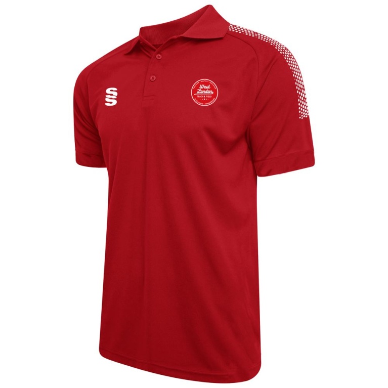 West London Track Dual Polo - Red/Black