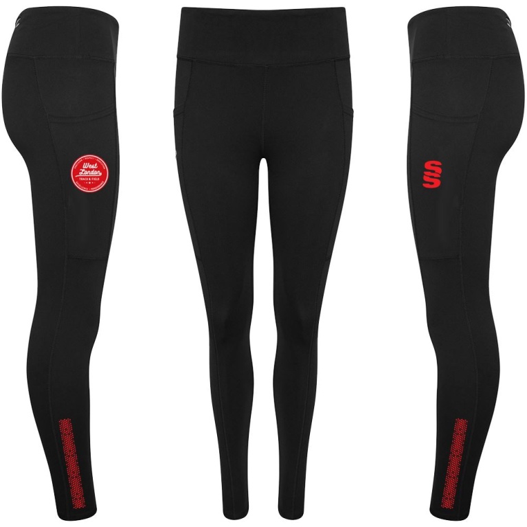 West London Track Leggings - Black